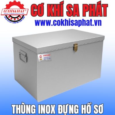 THÙNG INOX ĐỰNG CHỨNG TỪ-CƠ KHÍ SA PHÁT